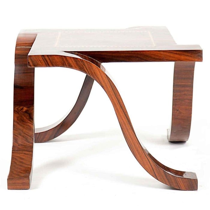 Τραπέζι Αρτ Ντεκό χαμηλό φιλέτο μαρκετερί στην επιφάνεια-Table K16-3158 