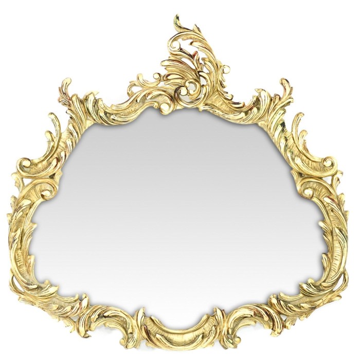 Μοναδικός Χρυσός Καθρέφτης Μπαρόκ-Mirror L10-7109 