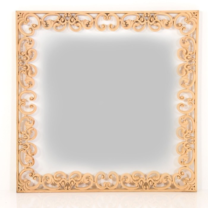 Σκαλιστός Καθρέφτης σε Χρυσό Χρώμα Ναπολέων-K147141 