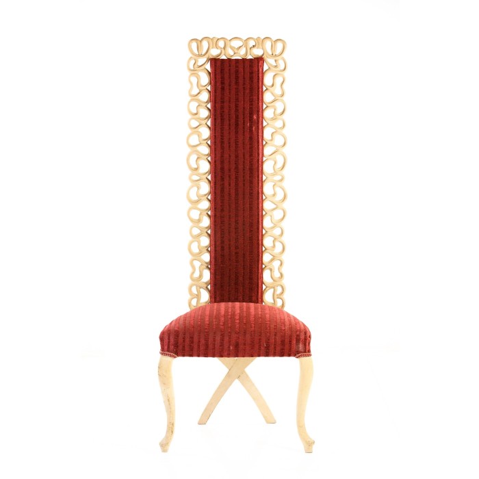 Καρέκλα Ψηλή Πλάτη Λουι Κενζ με φύλλο χρυσού - K16-5107-Chair K16-5107 