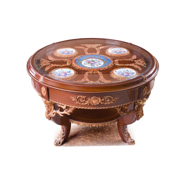 Τραπέζι Σαλονιού σε στυλ Λουδοβίκου 15ου-PPD-1436 