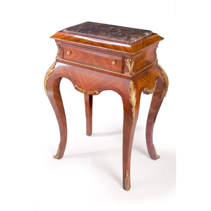 Αριστοκρατικό κομοδίνο - πλαϊνό τραπέζι Σαλονιού Λουδοβίκου 15ου-PPD-1115 