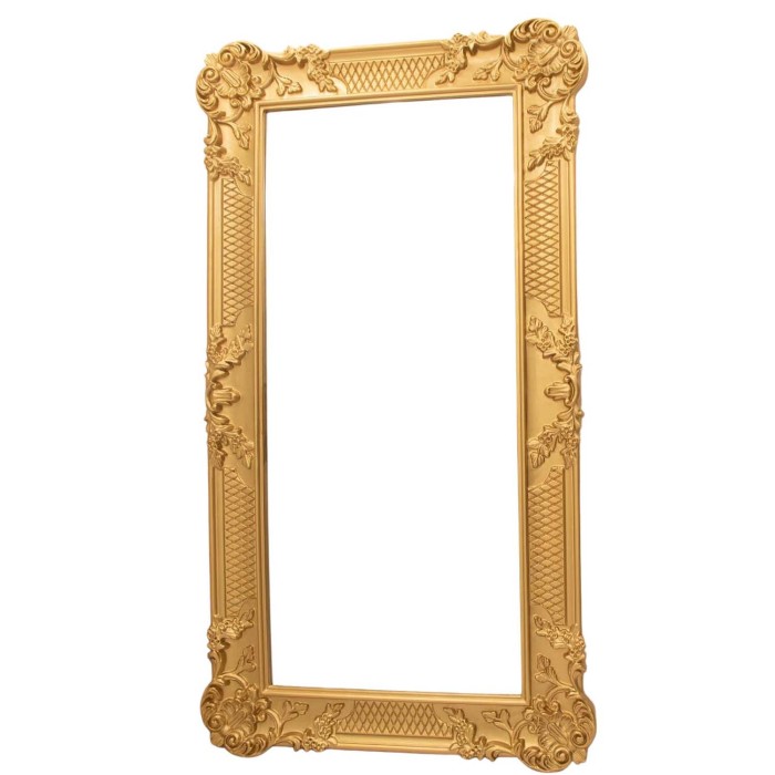 Χρυσός καθρέφτης σε Γαλλικό στύλ Λουδοβίκου 15ου ΜΚ-7208-mirror ΜΚ-7208 