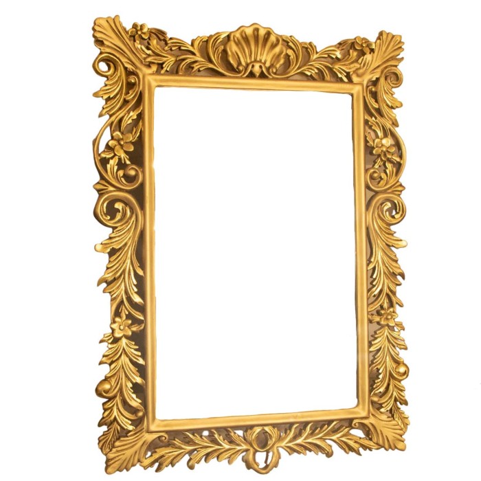 Χρυσός καθρέφτης τοίχου σε Γαλλικό στύλ Λουδοβίκου 15ου ΜΚ-7212-Mirror ΜΚ-7212 