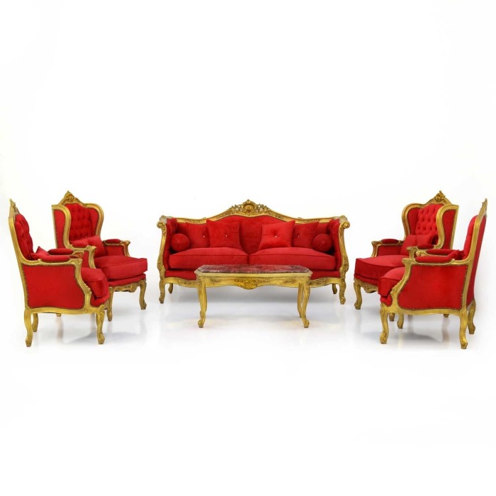 Κλασικό Σαλόνι Λουις Κενζ - KΜ-9025-French style Living Room Set X-9025 