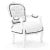 Πολυθρόνα παιδική Λευκή με Δερματίνη Καπιτονέ L9-6139-Armchair L9-6139 