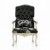 Πολυθρόνα Λουις Κενζ Με Φύλλο Ασήμι & Ανάγλυφό Ύφασμα - X-6168-Armchair X-6168 