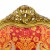 Πολυθρόνα Λουις Κενζ Με Φύλλο Χρυσού & Ανάγλυφο Ύφασμα - X-9043-Armchair X-9043 