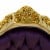 Μπερζέρα Μπαρόκ Μασίφ Καρυδιά Χειροποίητη Λάκα Κρεμ & Με Φύλλο Χρυσού - L11-6182-Baroque Armchair K1-6182 