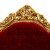 Μπερζέρα Μπαρόκ Μασίφ Καρυδιά Χειροποίητη Λάκα Κρεμ & Με Φύλλο Χρυσού - L11-6186-Baroque Armchair K1-6186 