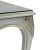 Τραπέζι σαλονιού Λουις Κένζ με φύλλο ασήμι και κρύσταλλο στην επιφάνεια-Table L12-3419 