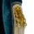 Μπερζέρα Λάκα με φύλλο χρυσού σε χχρώμα Πετρόλ X-9050-Wing Armchair X-9050 