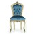 Καρέκλα Μπαρόκ Τραπεζαρίας Μασίφ Καρυδιά Χειροποίητη - L12-5066-Chair L12-5066 