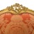 Πολυθρόνα Λουις Κενζ Με Φύλλο Χρυσού & Ανάγλυφο Ύφασμα - X-9037-Armchair X-9037 