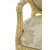 Πολυθρόνα Λουις Σεζ Με Φύλλο Χρυσού & Ανάγλυφο Ύφασμα - X-6211-X6211 