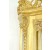 Βιτρίνα Μπαρόκ Σκαλιστή με Φύλλο Χρυσού & Πατίνα-X4131 
