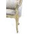 Καναπεδάκι Λουις Σεζ Σκαλιστό σε φυσικό μασίφ ξύλο καρυδιάς-Sofa K15-8138 