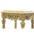 Τραπέζι τετράγωνο χρυσό με μάρμαρο σε στυλ Λουί Σεζ-Table K15-3440 