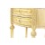Κομοδίνο Κλασικό Λουί κενζ Χρυσό-Table K15-3448 
