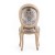 Καρέκλα τραπεζαρίας Φυσικό ξύλο - Ανάγλυφο ύφασμα - Κ16-5086-Chair Κ16-5086 