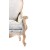 Πολυθρόνα Λουις Κενζ με Ξύλο Ανεπεξέργαστο & Ανάγλυφο Ύφασμα - Κ16-6276-Armchair Κ16-6276 