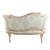 Καναπές Διθέσιος Λουις Κενζ Χειροποίητος σε φυσικό μασίφ ξύλο καρυδιάς-Sofa K16-8160 