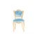 Σκαλιστή Καρέκλα Λουί Κενζ με φύλλο χρυσού Κ16-5094-Chair K16-5094 