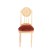 Καρέκλα Λουις Σεζ Σκαλιστή σε φυσικό μασίφ ξύλο καρυδιάς-Chair K16-5095 