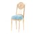 Καρέκλα Λουις Σεζ Σκαλιστή σε φυσικό μασίφ ξύλο καρυδιάς-Chair K16-5096 
