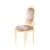 Καρέκλα Λουις Σεζ Σκαλιστή σε φυσικό μασίφ ξύλο καρυδιάς-Chair K16-5098 