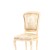 Καρέκλα τραπεζαρίας Φυσικό ξύλο - Ανάγλυφο ύφασμα - K16-5104-Chair K16-5104 
