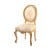 Καρέκλα τραπεζαρίας Φυσικό ξύλο - Ανάγλυφο ύφασμα - K16-5105-Chair K16-5105 