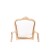 Πολυθρόνα Λουις Κενζ με Ξύλο Ανεπεξέργαστο & Βελούδο Ύφασμα - Κ14-6284-Armchair Κ16-6284 