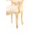 Πολυθρόνα Λουις Κενζ με Ξύλο Ανεπεξέργαστο & Βελούδο Ύφασμα - Κ16-6289-Armchair Κ16-6289 