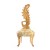 Καρέκλα Ψηλή Πλάτη Ροκοκό με Φύλλο Χρυσού - K16-5108-Chair K16-5108 