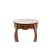 Τραπέζι Στρογγυλό με μπρούτζινες διακοσμήσεις-Table K16-3457 