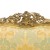 Καναπές τριθέσιος Λουις Κενζ Μασίφ Καρυδιά Χειροποίητος Με Φύλλο Χρυσού-SK-15-9036 
