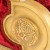 Καναπές τριθέσιος Λουις Σεζ Μασίφ Καρυδιά Χειροποίητος Με Φύλλο Χρυσού-SΚ14-9059 