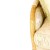 Καναπές τριθέσιος Λουις Σεζ Μασίφ Καρυδιά Χειροποίητος Με Φύλλο Χρυσού-SK14-9055 