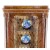 Βιτρίνα κλασική Λουδοβίκου 15ου με φυσικό καπλαμά M-4030-Showcase M-4030 