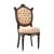 Κλασική Καρέκλα Τραπεζαρίας Λούστρο με Μπρούτζινες Διακοσμήσεις - Κ01-5102-Chair K01-5102 