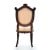 Κλασική Καρέκλα Τραπεζαρίας Λούστρο με Μπρούτζινες Διακοσμήσεις - Κ01-5102-Chair K01-5102 
