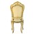 Καρέκλα Μπαρόκ Τραπεζαρίας Μασίφ Καρυδιά Λακέ με Πατίνα - K01-5105-Chair K01-5105 