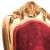 Καρέκλα Τραπεζαρίας Χρυσή με μπορντώ βελούδο - Κ16-6312-Armchair K16-6312 