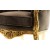 Μπερζέρα Μπαρόκ Μασίφ Καρυδιά Χειροποίητη Με Φύλλο Χρυσού & Καφέ Βελούδο - K17-6325-Baroque Armchair K17-6325 
