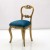 Καρέκλα Λουί Κενζ σκαλιστή χρυσή K16-5099 Gold-CHAIR K16-5099 Gold 