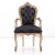 Σετ Τραπεζαρίας κρεμ πατίνα Μπαρόκ με 6 καρέκλες και 2 καρεκλοπολυθρόνες-Κ17-10053 
