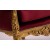 Μπερζέρα Μπαρόκ Θρόνος Μπορντό Βελούδο Καπιτονέ & Φύλλο Ασημιού με πατίνα Κ17-6359-Baroque Armchair Κ17-6359 