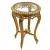 Τραπέζι χρυσό σκαλιστό με τζάμι K17-3045a-TABLE K17-3045a 