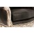 Μπερζέρα Μπαρόκ XL Μασίφ Καρυδιά Χειροποίητη Με δερματίνη Crocodile & Φύλλο Ασήμι - K13-6365-Baroque Armchair - K13-6365 